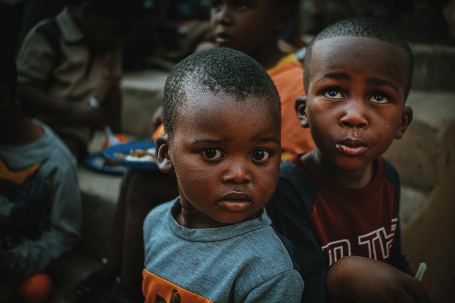 Children smiling together